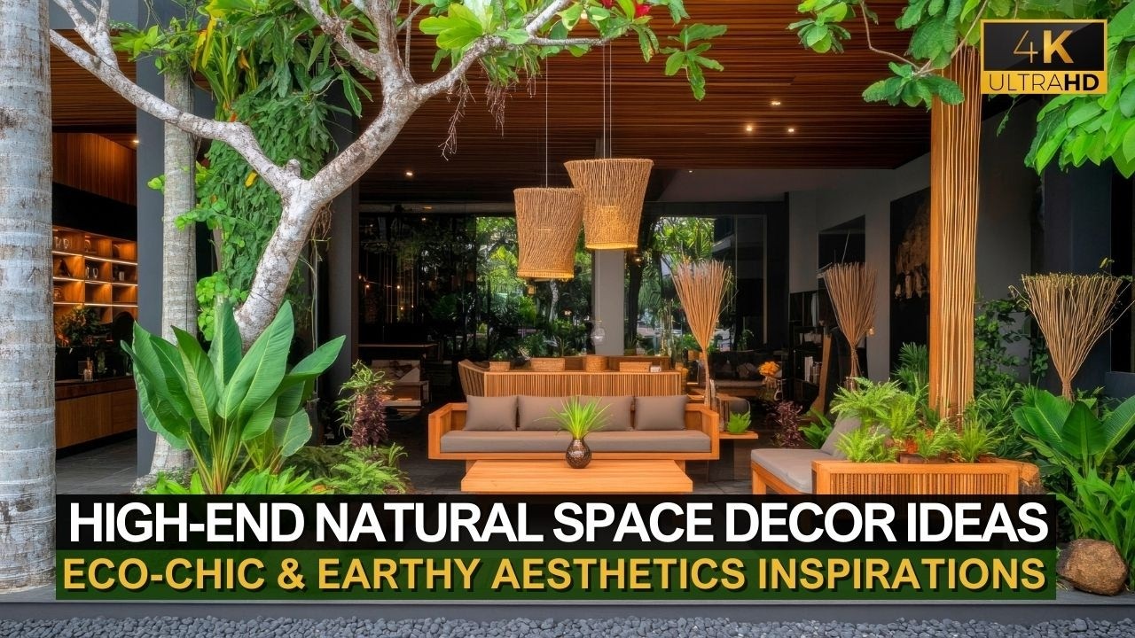 High-End Natural Decor: Elevating Spaces with Eco-Chic & Earthy Aesthetics