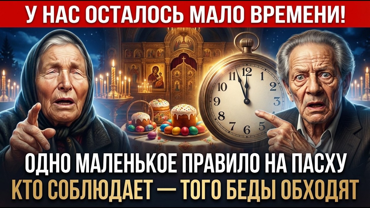 ТАЙНА ПАСХАЛЬНОЙ НОЧИ! Священник сказал: «Не делайте этого после кулича!» — иначе беда войдёт в дом