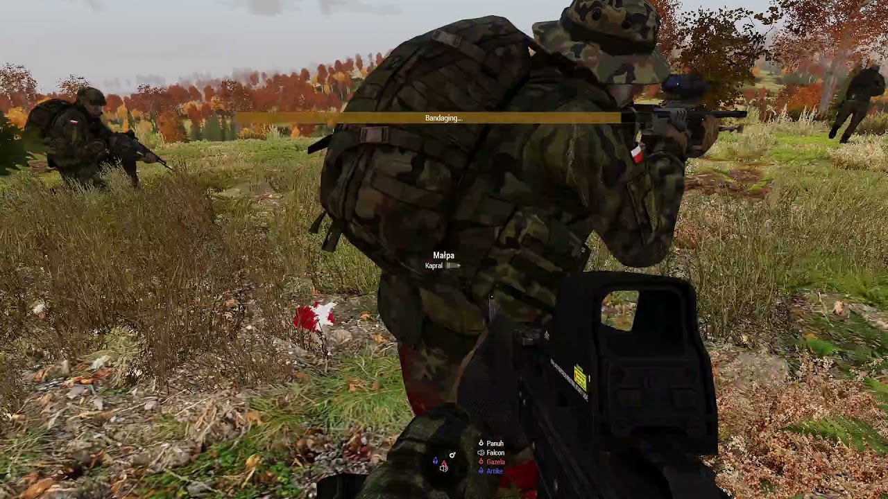 Arma3Coop - Operacja Piorun - Gazela jako medyk w Echo 1-0