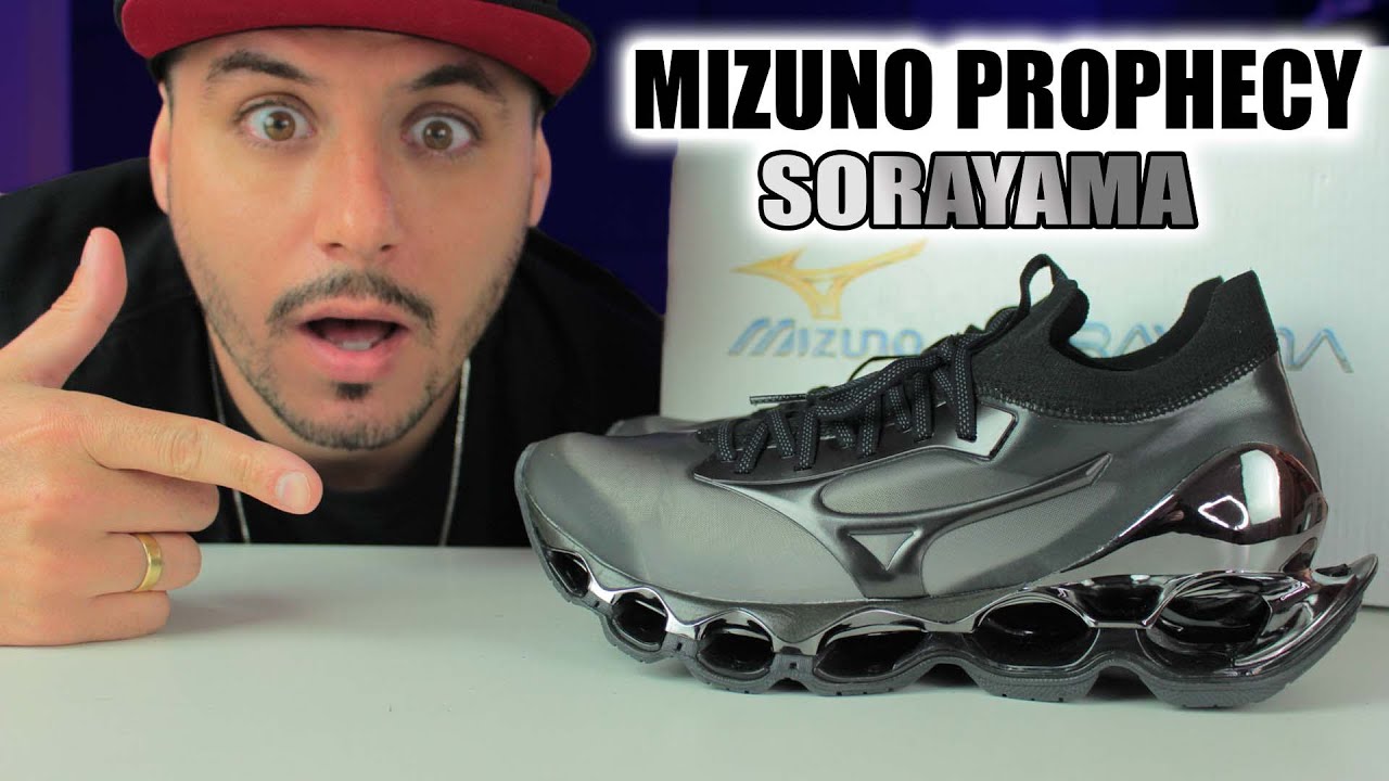 Mizuno Prophecy X Sorayama Black | Lançamento dezembro 2021