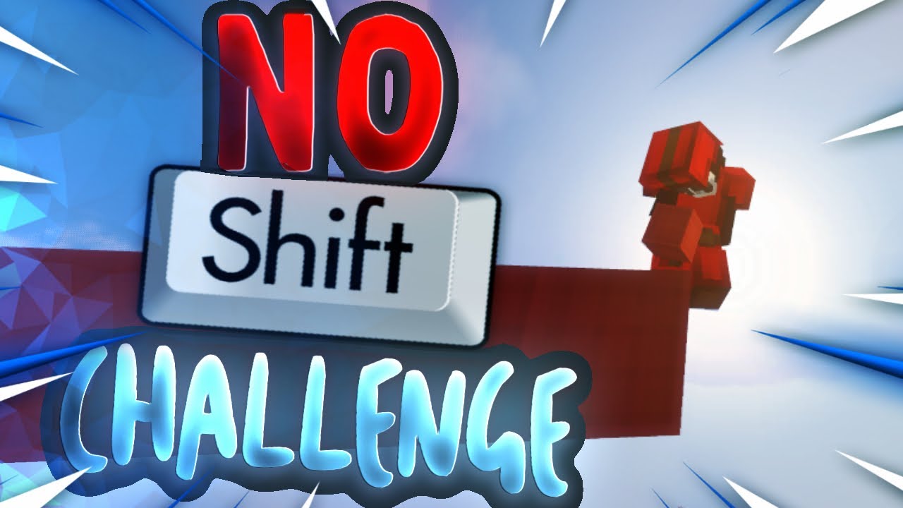 Bedwars fără shift - Challenge (easy win) | minecraft bedwars romania #35