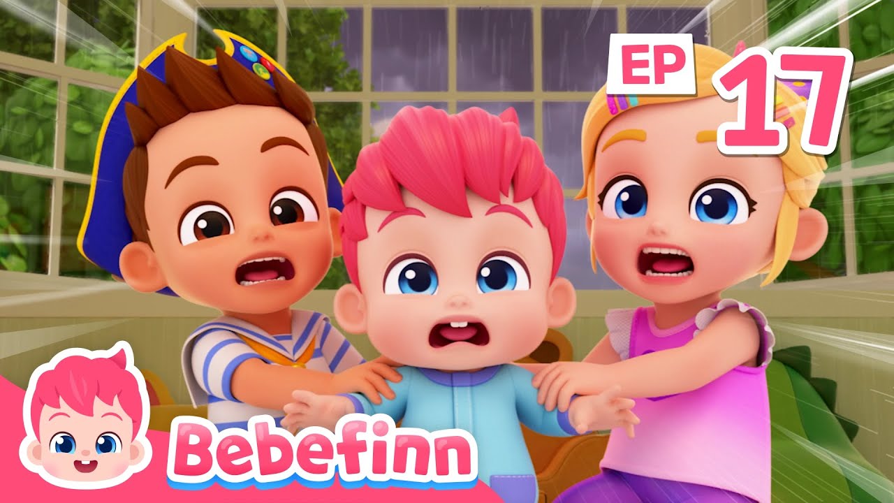 ☔️ ❌ Go Away, Rain! | EP17 | Weather Song for Kids | Bebefinn! Nursery Rhymes & Kids Songs