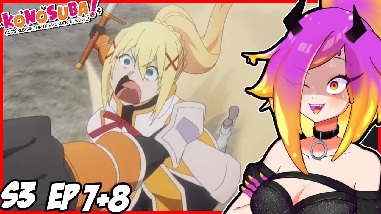 DARKNESSES IS ON A QUEST! - Konosuba Season 3 Episode 7 + 8 Reaction