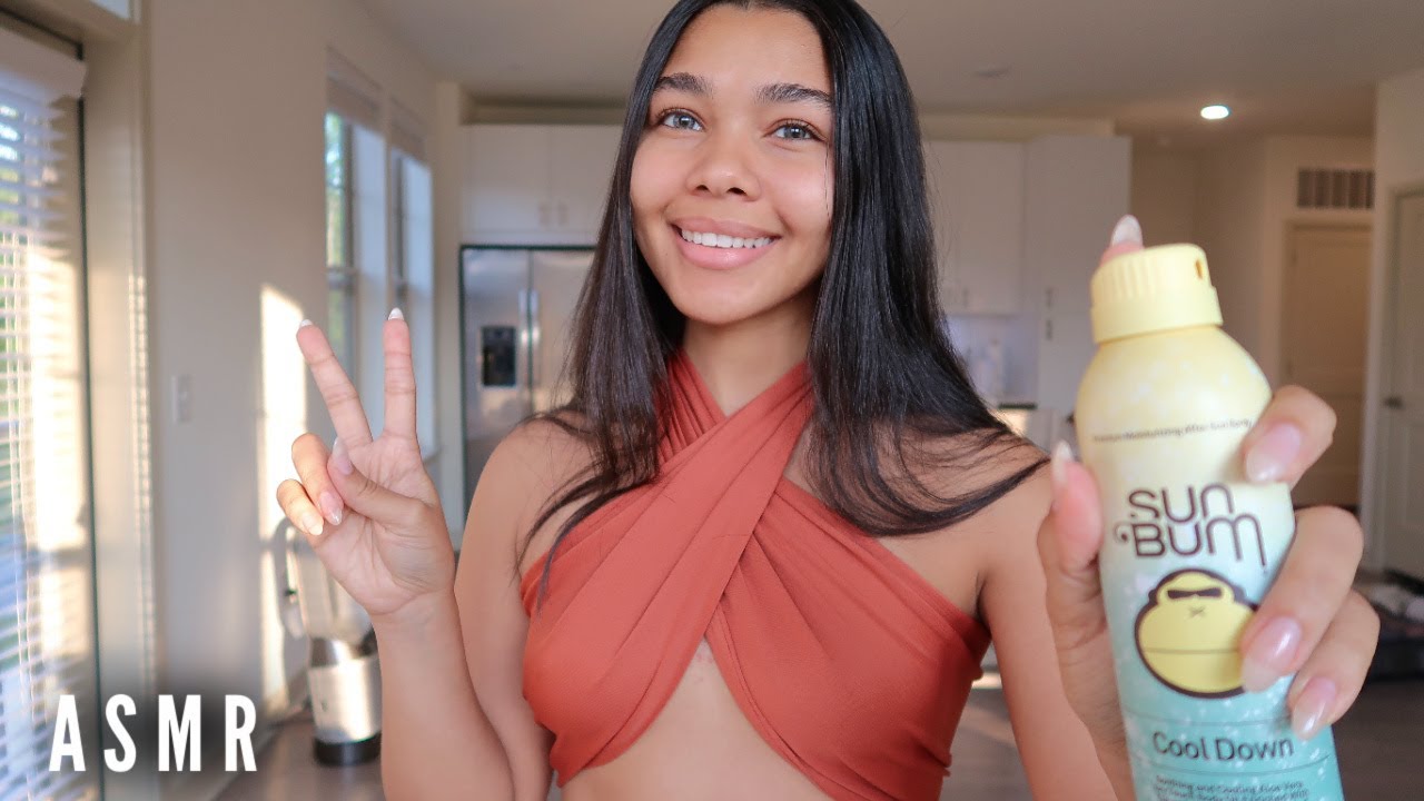 ASMR | Friend Gets You Ready for a Day At The Beach! ☀️
