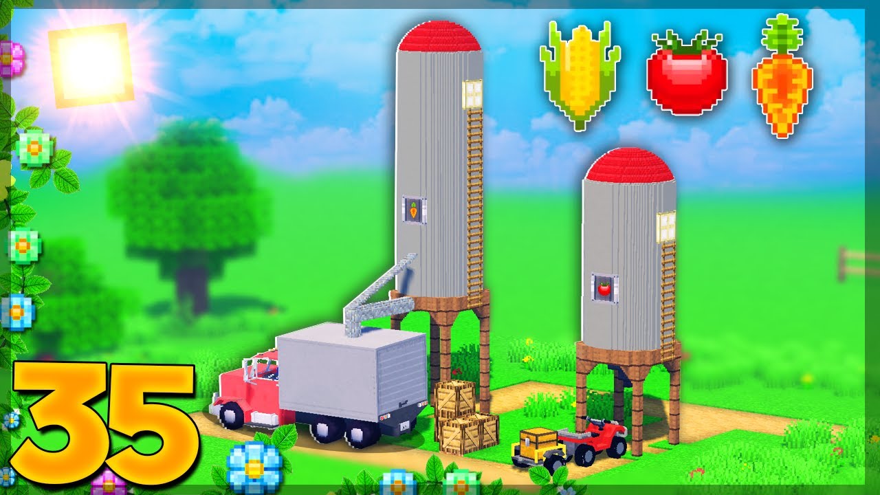 SILOS DE PLANTAÇÃO AUTOMÁTICO!/ Fazendinha Automática 2 #35