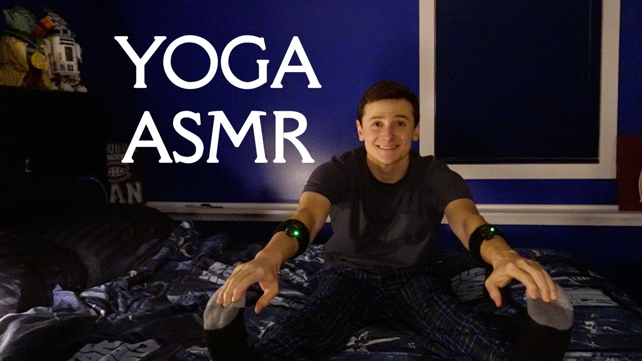 ASMR-йога: растяжка в постели 🌙 Спокойная ночная рутина