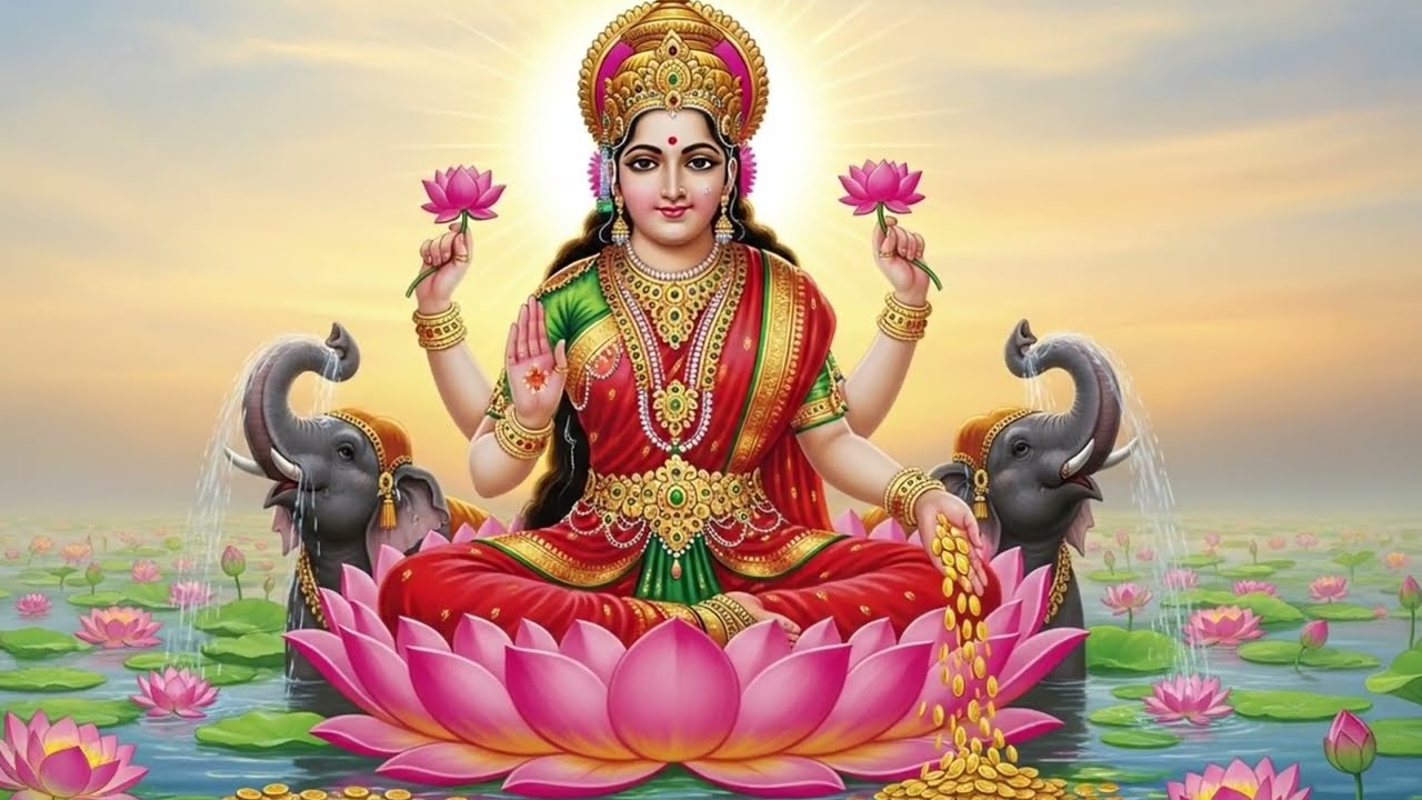 Lakshmi Mantra 108 Times | Goddess Lakshmi Powerful Sanskrit Mantra | Wealth Prosperity Blessings