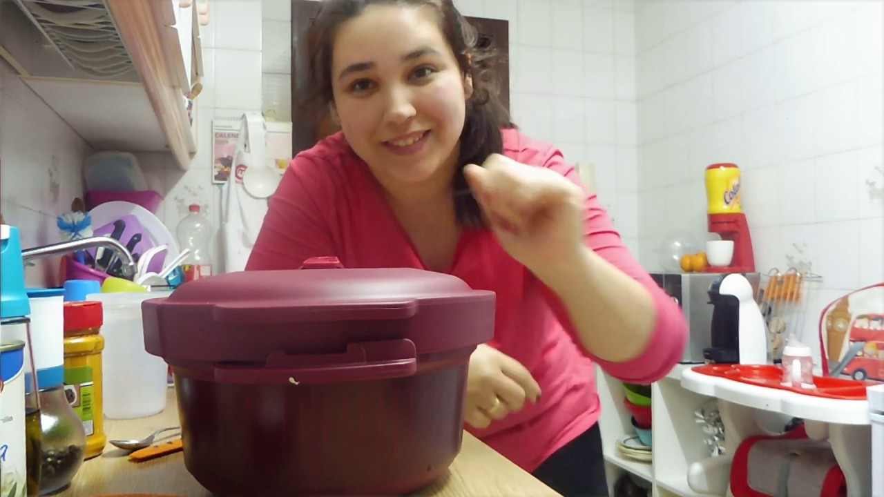 Pollo Marroqui en Olla Expres para Microondas de Tupperware