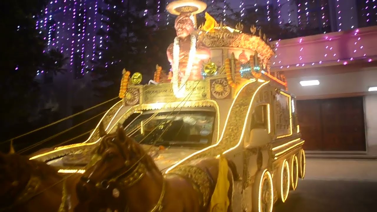 National Youth Day 2022 : Garlanding Swami Vivekananda's Statue at Golpark and Evening Decoration