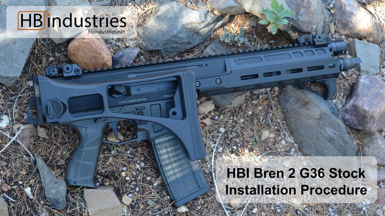 Установка штатного адаптера HBI CZ Bren 2 G36