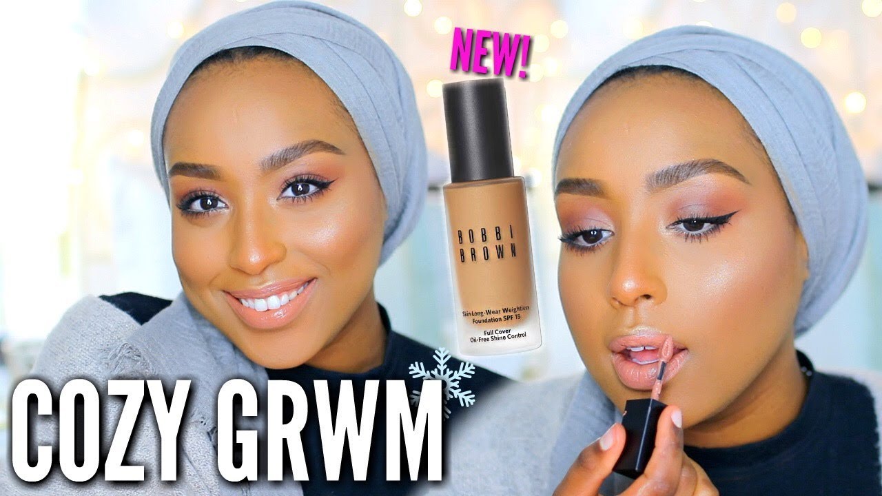 CHATTY GRWM | COZY Winter Makeup + NEW Bobbi Brown Foundation! | Aysha Abdul