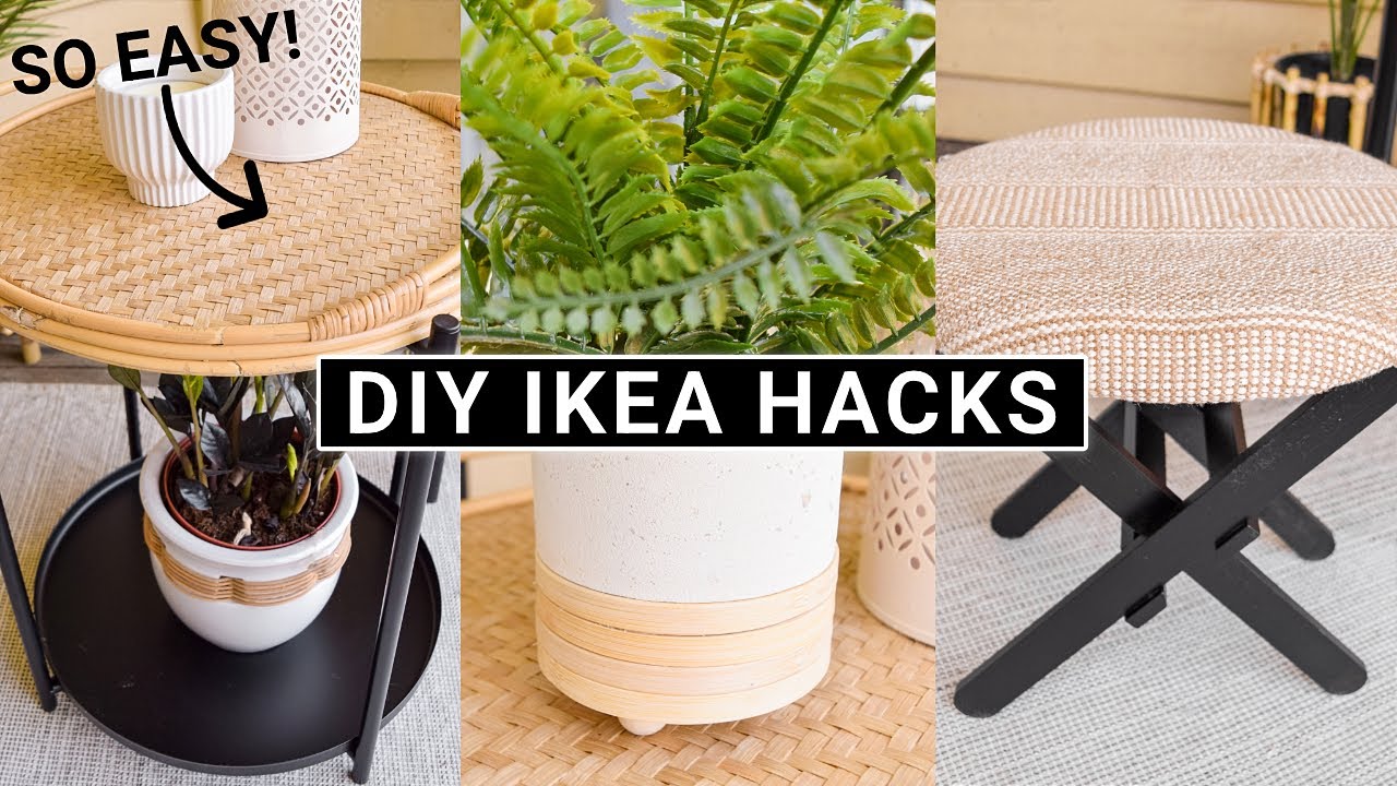 Самодельные идеи мебели и декора из IKEA для вашей террасы ☀️ Невероятно простые и доступные идеи...