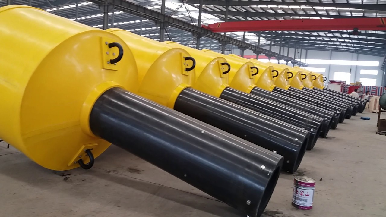 High strength polyethylene navigation buoy