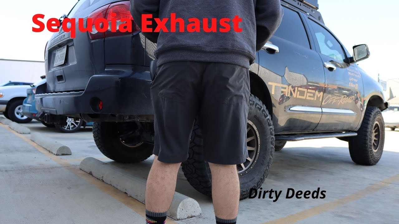 Johnathan Installs a Dirty Deeds exhaust on his Sequoia