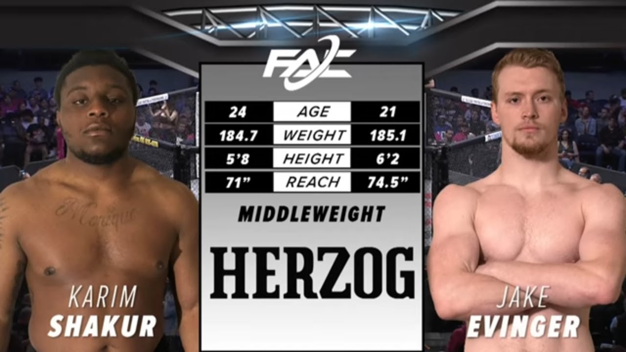 Karim Shakur vs Jake Evinger FAC 24