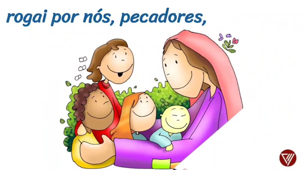 A Oração da Ave-Maria 🌻🌻🌻 | Desenho Bíblico