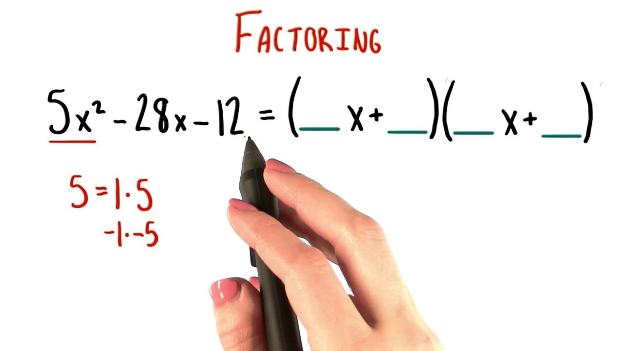 Two Methods for Factoring - College Algebra