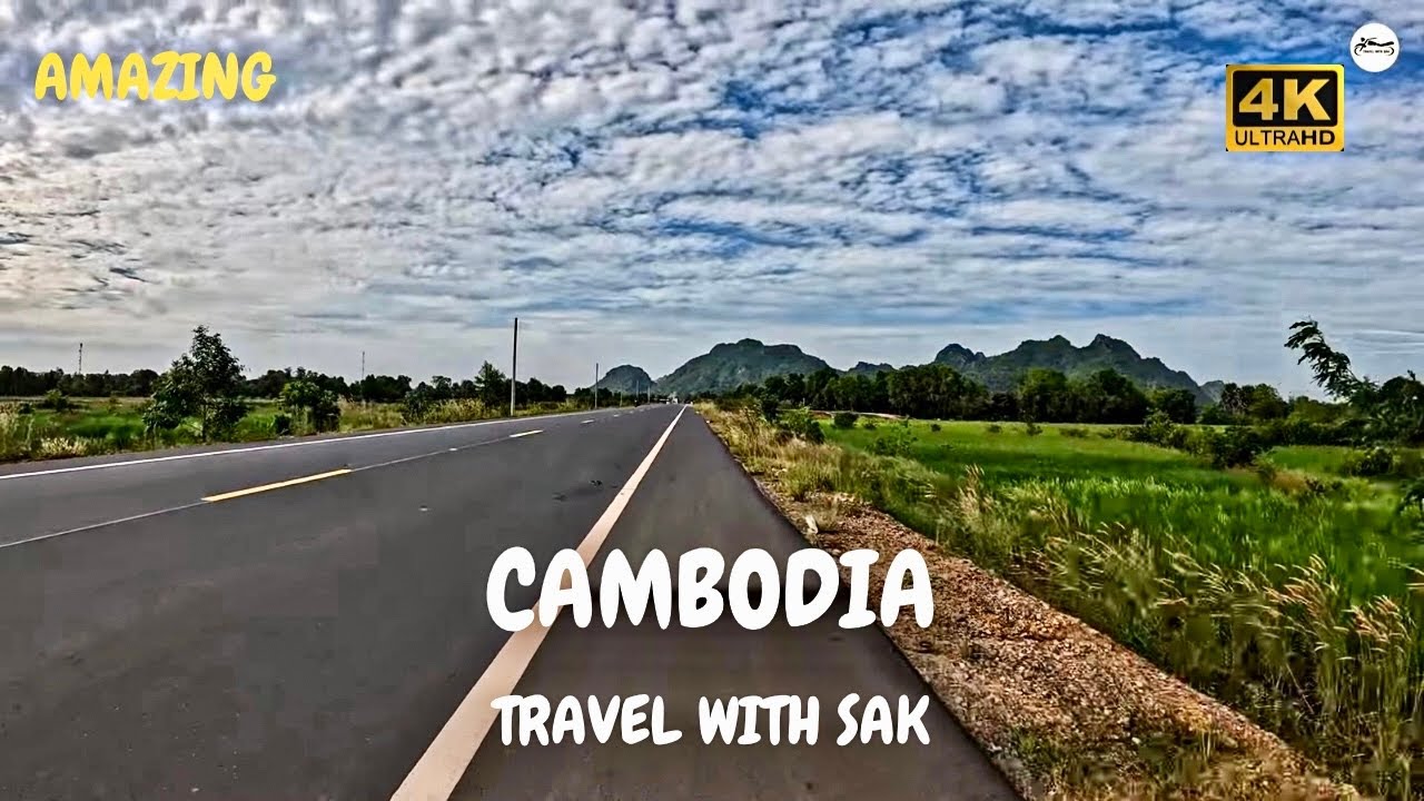 Episode4 Tours Driver I Rode my motorcycle to Kampot Province Cambodia 4K