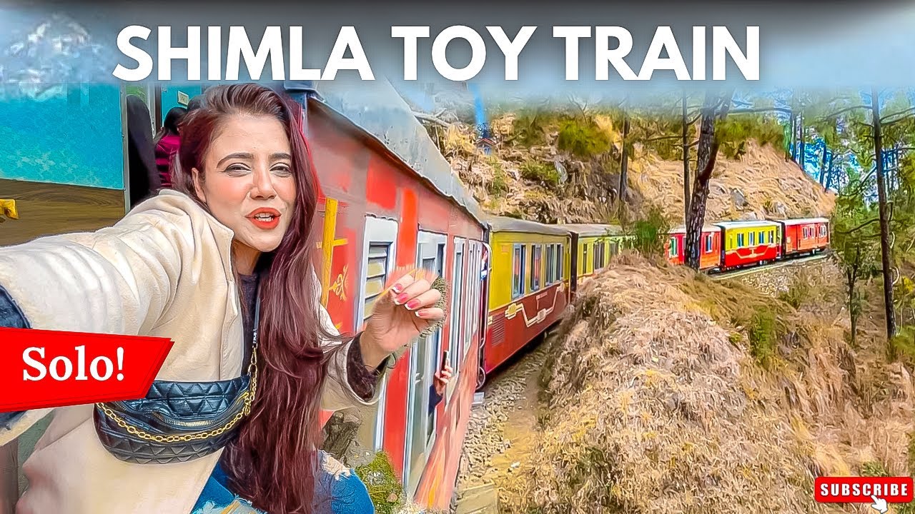 FIRST CLASS Travel on KALKA-SHIMLA Toy Train : Winter Wonderland Adventure | Him Darshan Express