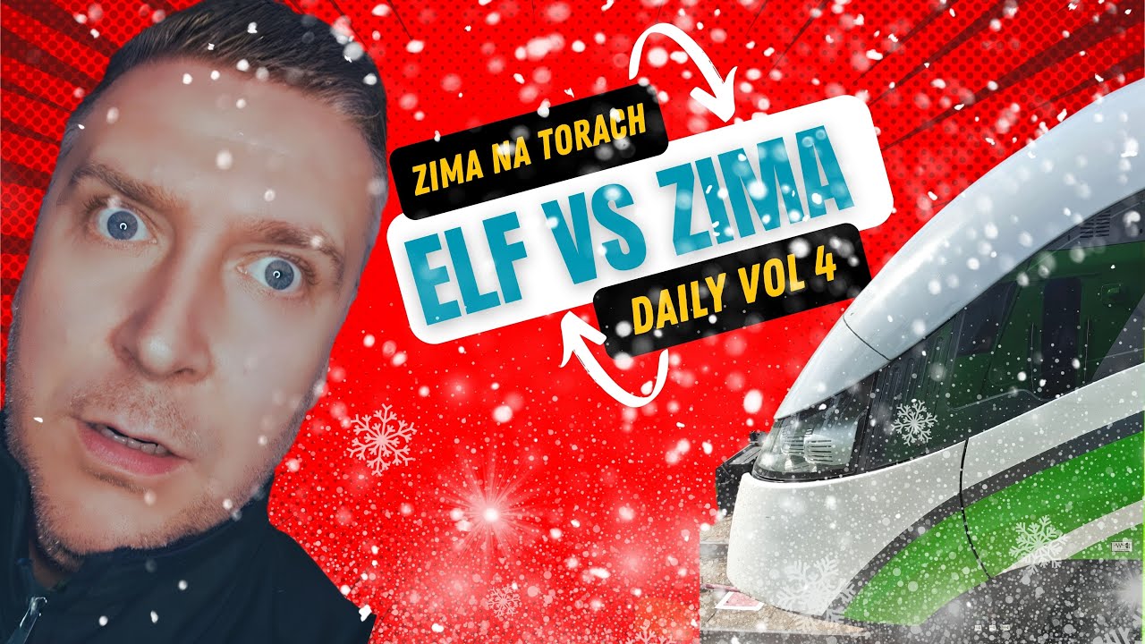 DZIEŃ Z ŻYCIA MASZYNISTY. Czy łatwo jeździ się POCIĄGIEM w zimie? (Daily vol4)