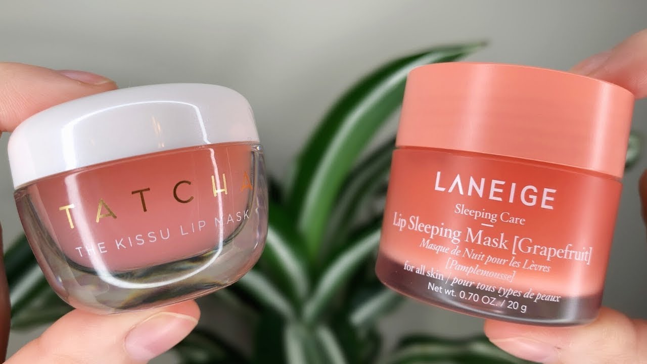 Tatcha The Kissu Lip Mask VS Laneige Lip Sleeping Mask