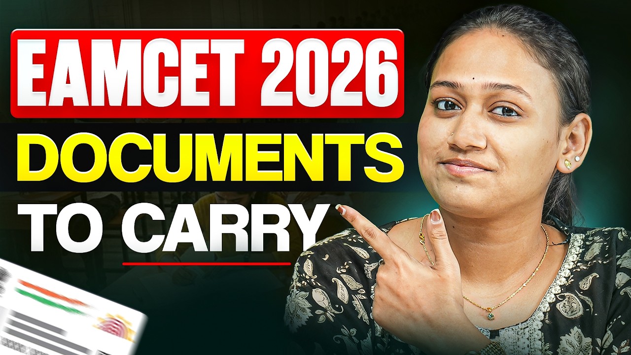 EAMCET 2026 Exam Hall ki em teesukellali | Complete checklist for AP & TS EAMCET 2026 #eamcet2026