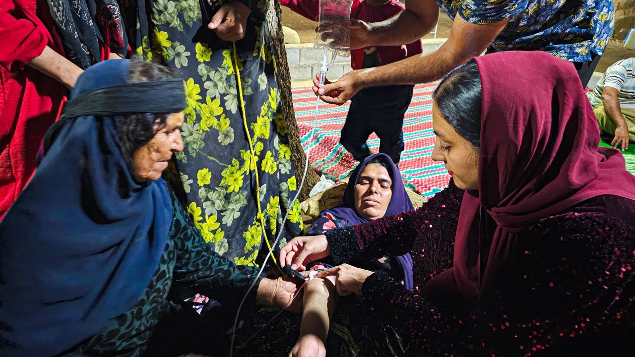 Hosting a Night Party by Grandma's nomadic Family