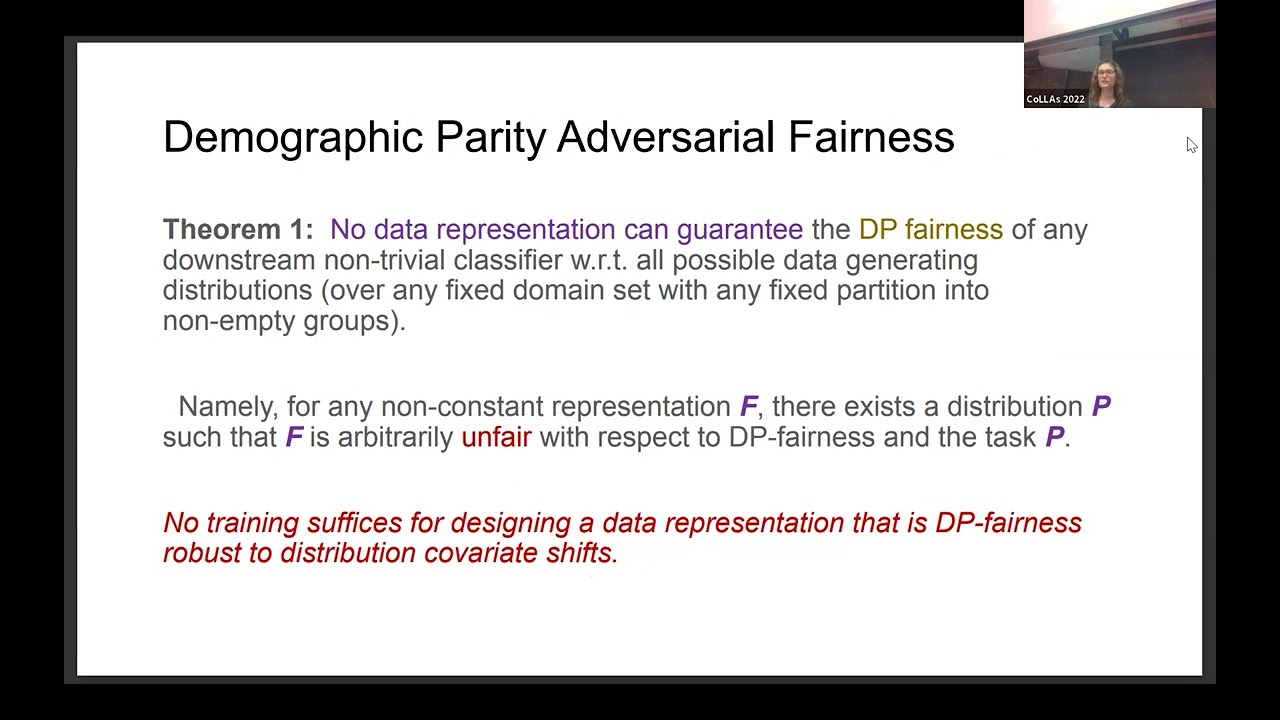Inherent Limitations of Multi-Task Fair Representations - CoLLAs 2022