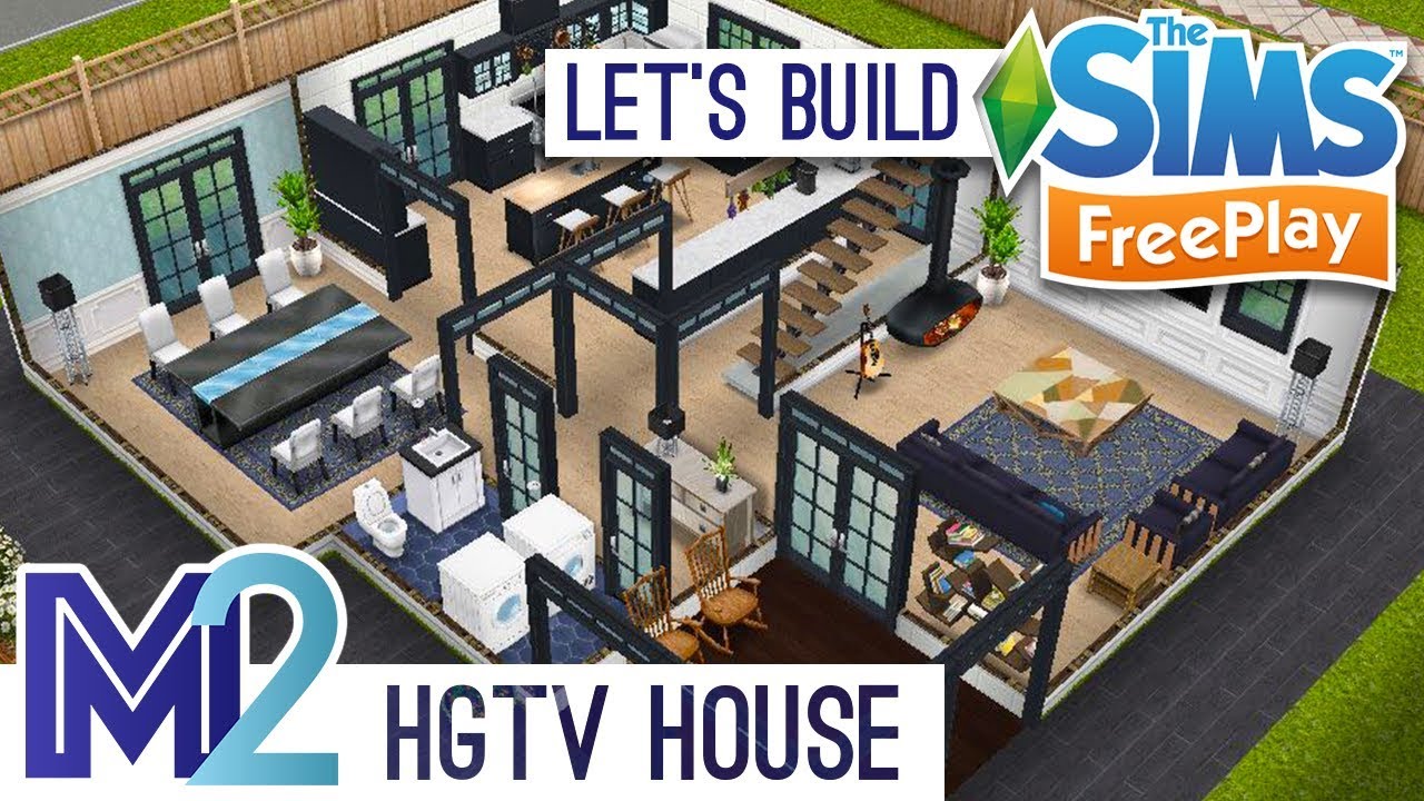 Sims FreePlay - Let's Build an HGTV House (Live Build Tutorial)