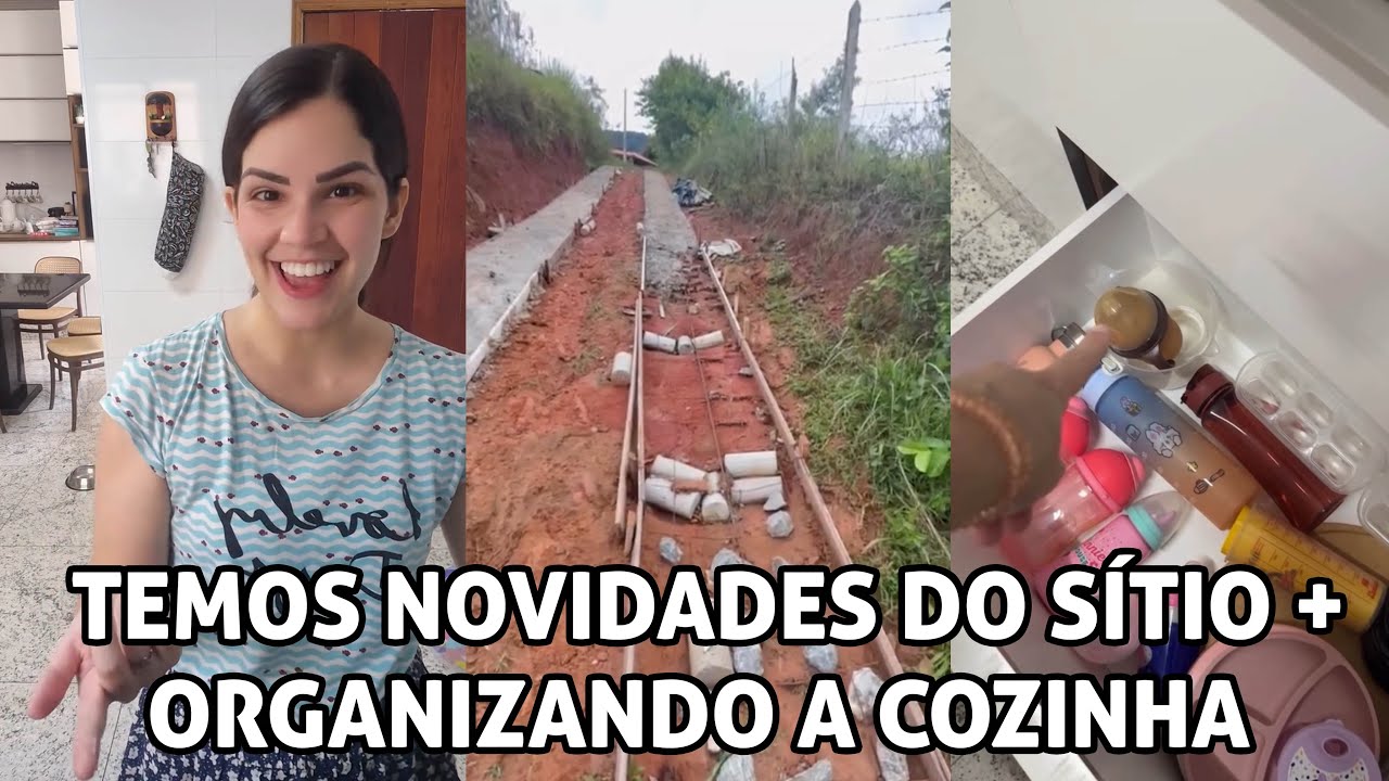 Minha mãe vlogando no sítio + Organizando a cozinha!!!