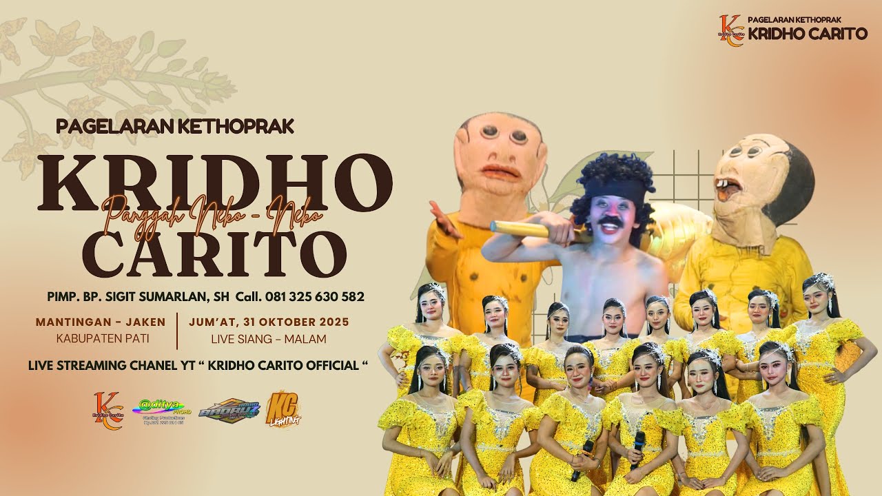 ✅KETHOPRAK KRIDHO CARITO [MALAM] :: MANTINGAN - JAKEN - PATI :: LAKON : NAMBI MBALELO