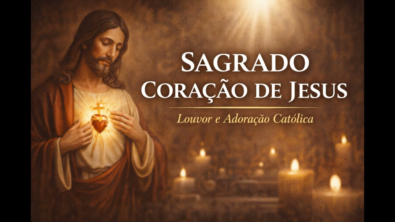SAGRADO CORAÇÃO DE JESUS | Louvor e Adoração Católica (Oração) | Música Católica para Orar