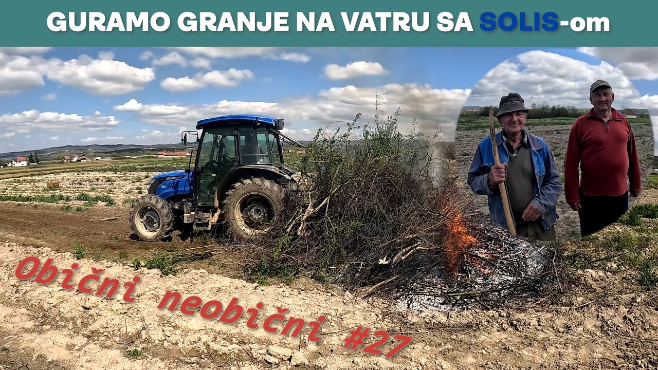 KRČIMO OBALE KOJE NIKO DRUGI NEĆE! Palimo granje-Solis 75 i traktorske vile-Obični neobični #27