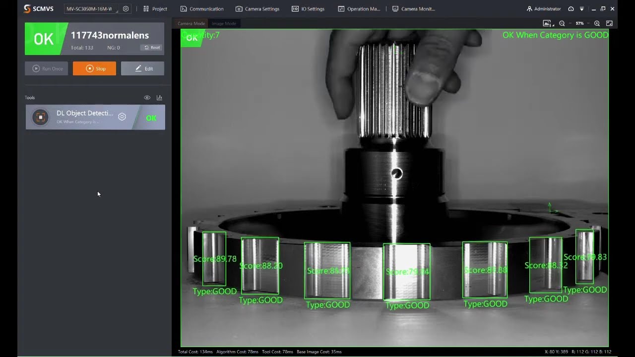 Gear Defect Detection with Hikrobot SC3000 Smart Cameras | Step-by-Step Process
