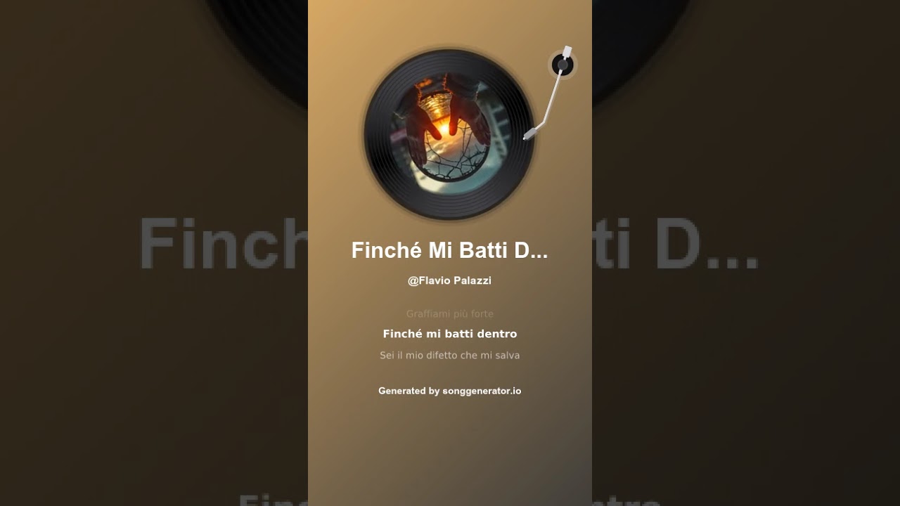 Finché Mi Batti Dentro