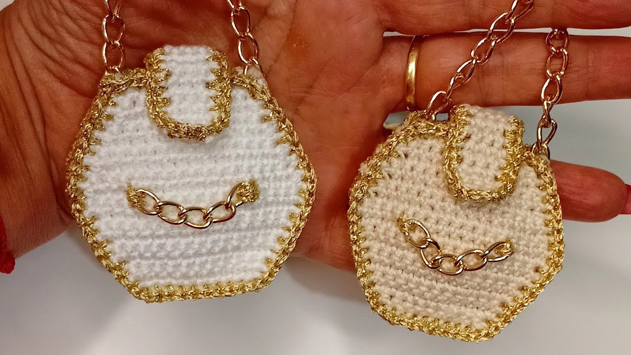 TUTORIAL:MINI BAG ESAGONALE AD UNCINETTO