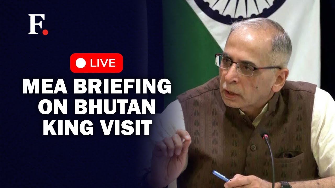 LIVE: Doklam Dispute: India Sends A Message | MEA Press Briefing | Bhutan's King Visits India