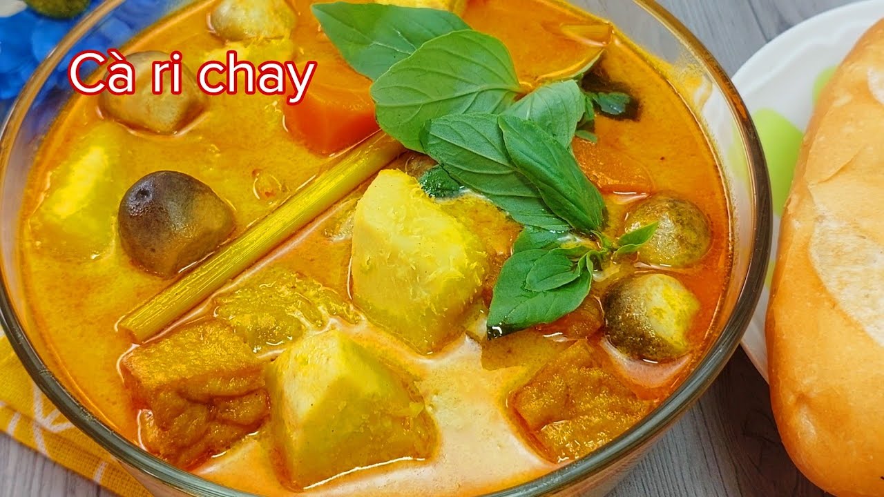 Cách Nấu CÀ RI CHAY Thơm Béo Đơn Giản Tại Nhà // vegetarian curry