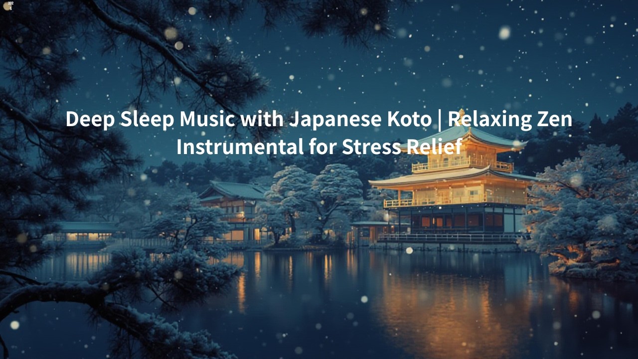 Deep Sleep Music with Japanese Koto | Relaxing Zen Instrumental for Stress Relief