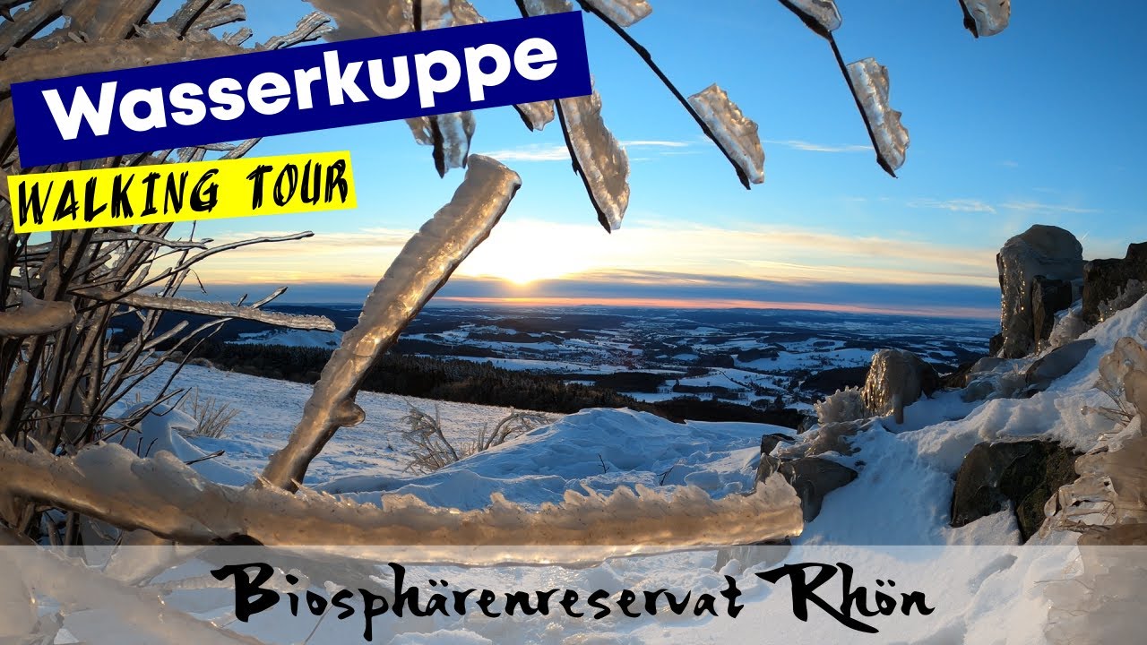 Winter walk Wasserkupe Rhön Germany