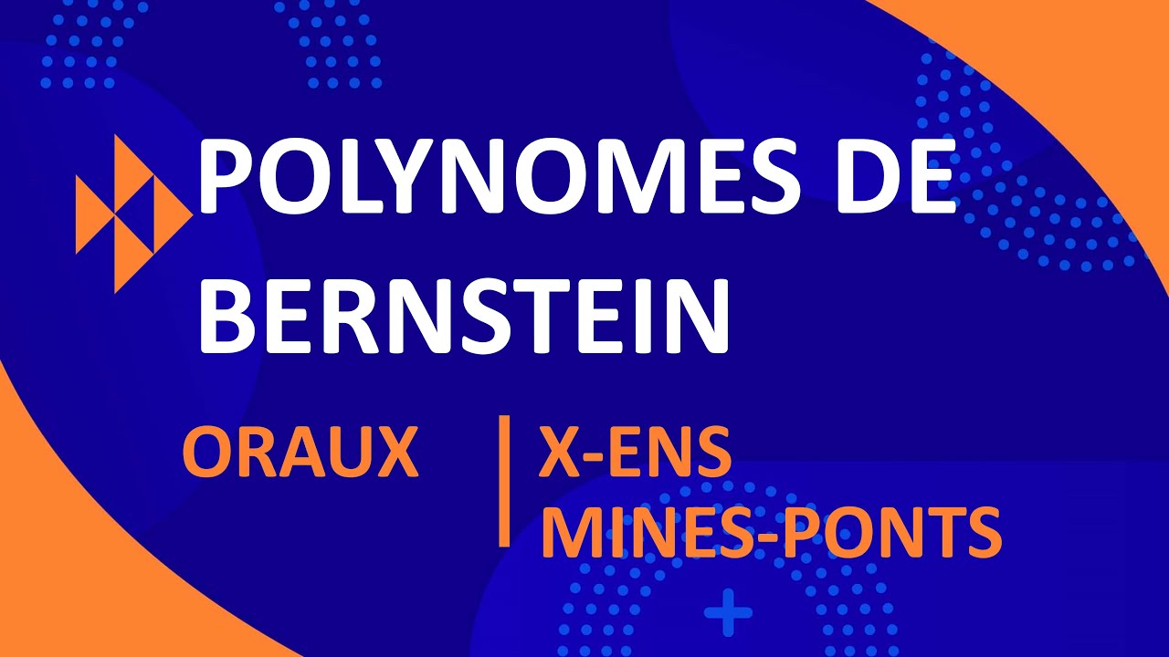 Polynômes de Bernstein et théorème de Stone-Weierstrass: Les polynômes forment une partie dense