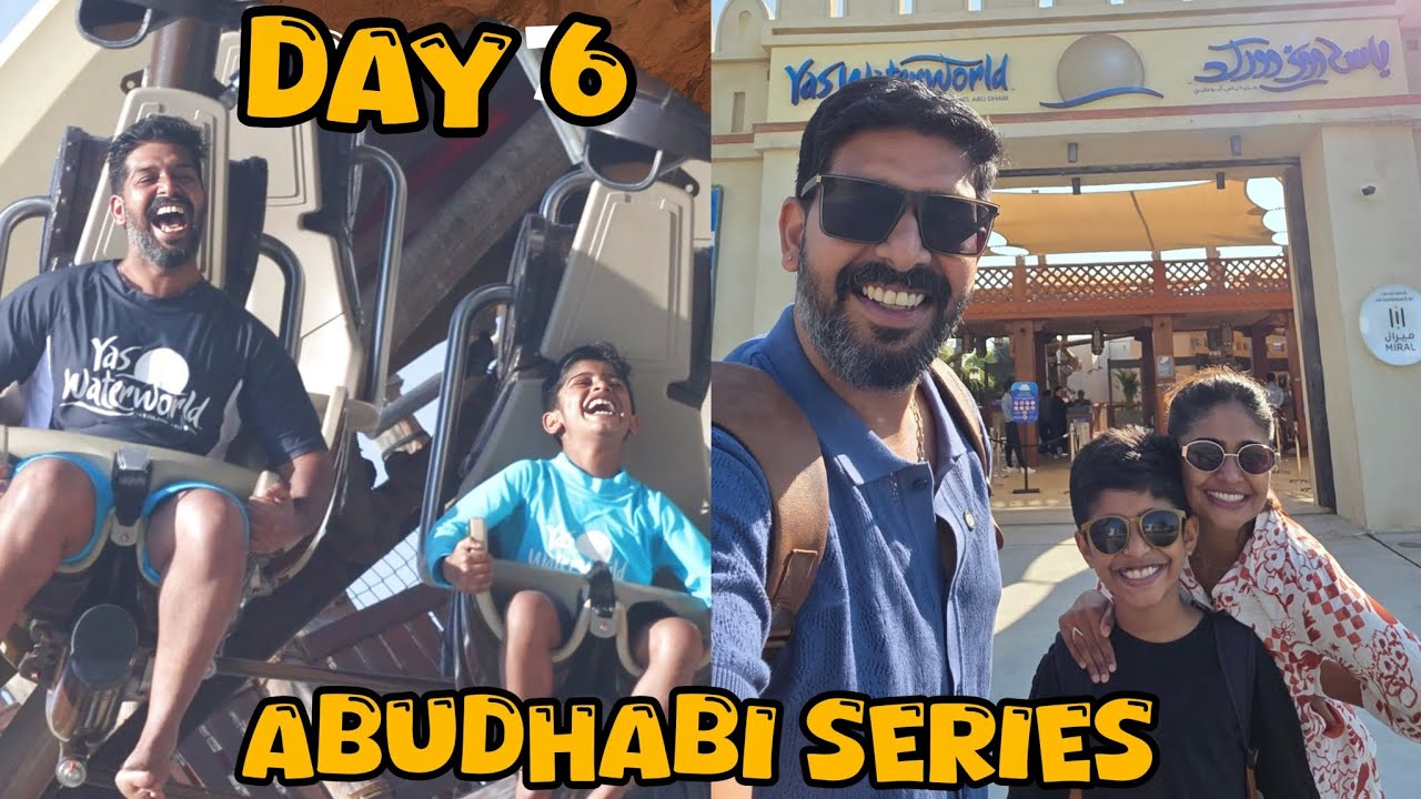 Day 6 - Abudhabi ♥️ - Abiyum Nanum/அபியும் நானும் #amruthaabishek #tamil #kannada #couple 