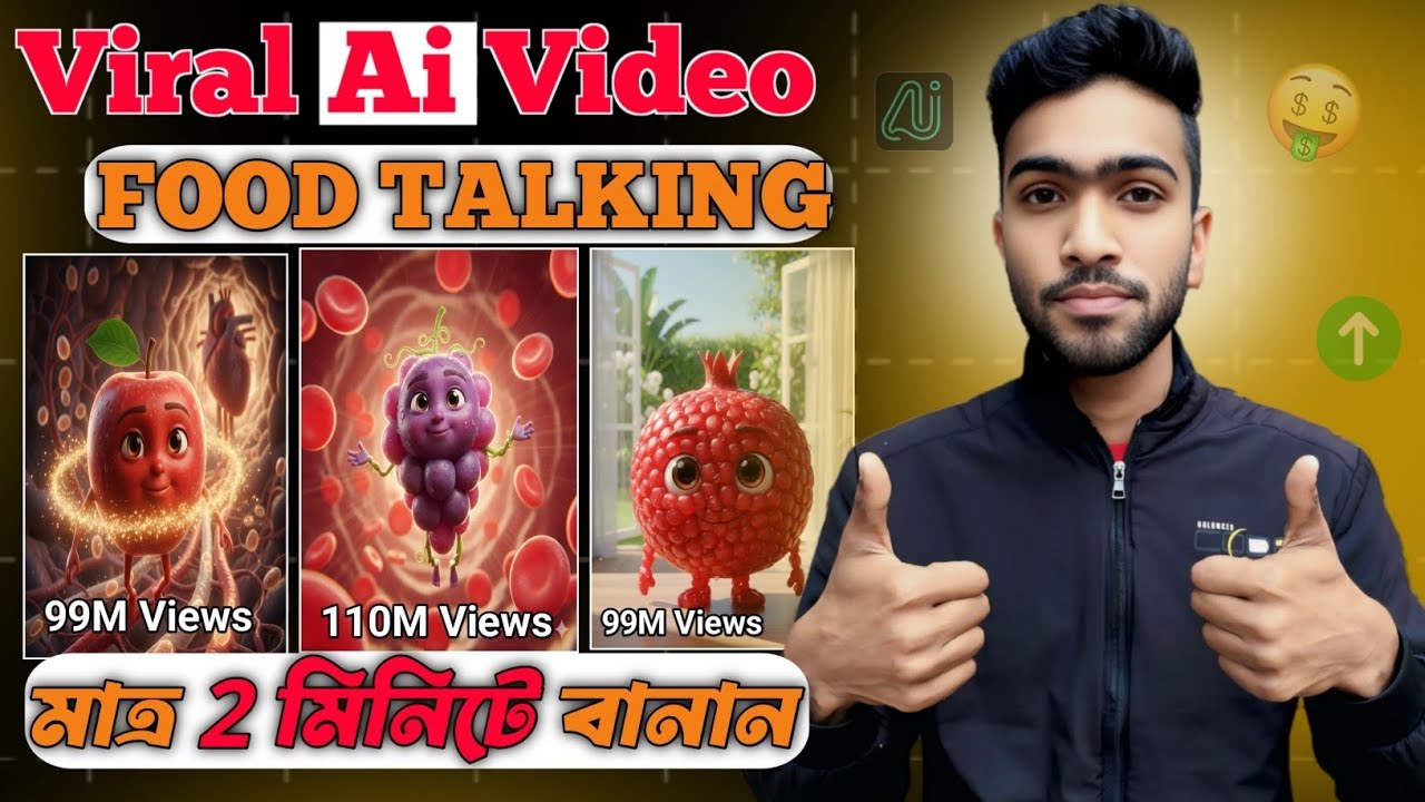 Viral Objects Talking Video কিভাবে বানাবো।How To Make Object Talking Video।Viral AI Video Bangla।