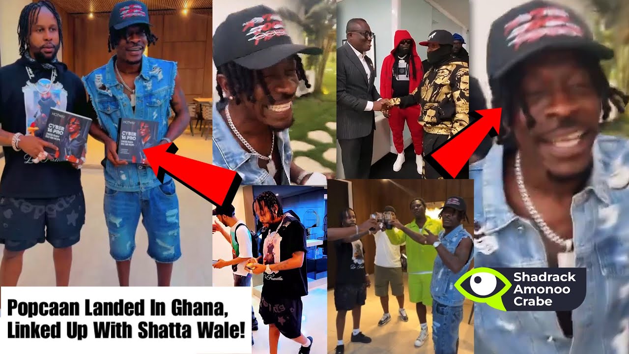 Popcaan LinkUp With Shatta Wale In Ghana,Shatta Gifted Him “HOTWAV” Phone+Possible COLLABO!!🇬🇭🇯🇲🌎🔥