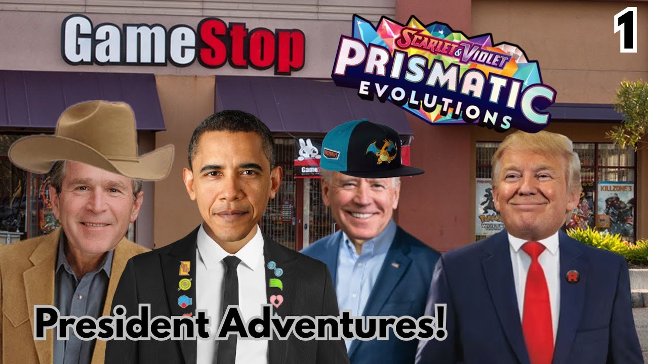 Presidents go to GameStop!