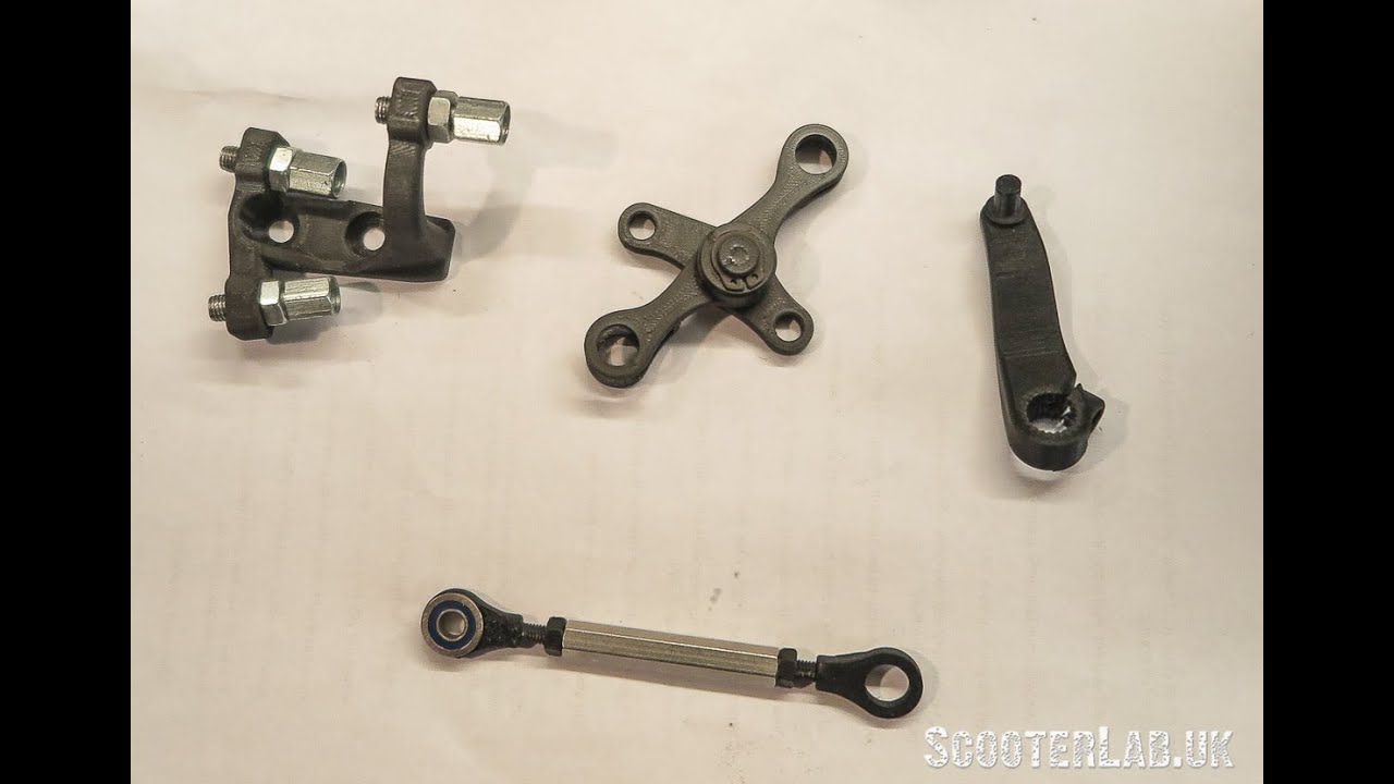 SLUK | UNI Auto Lambretta gear controls at AF Rayspeed