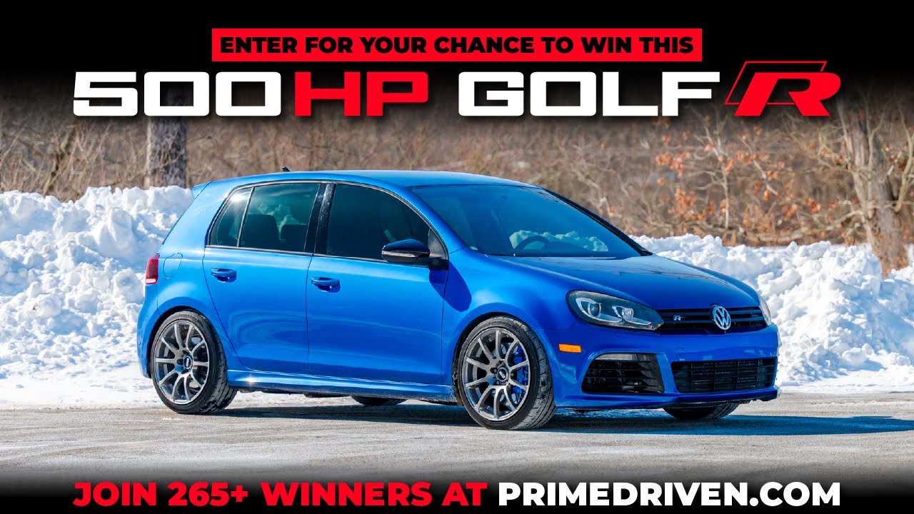 WIN: 500 HP VW Golf R :  Five Cylinders. Three Pedals. All-Wheel Drive. primedriven.com