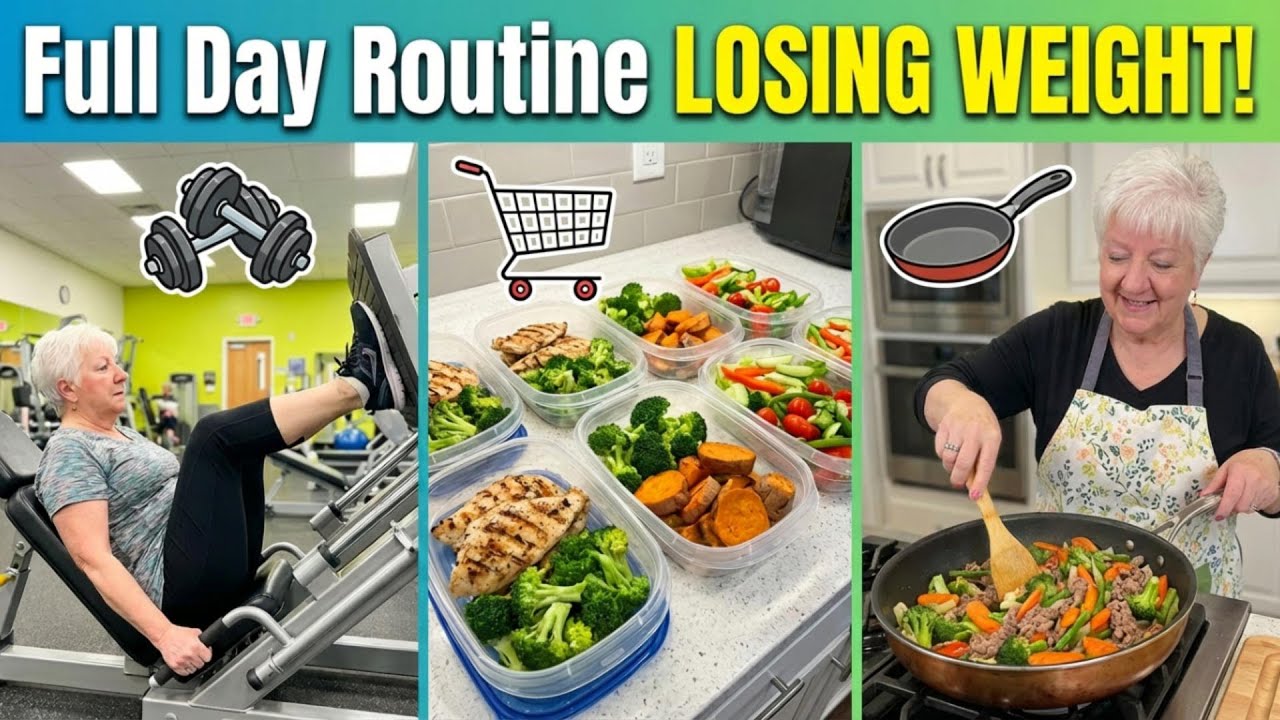 HEALTHY HABITS = HEALTHY WEIGHT! My Real Day Routine #weightloss #diet #dailyroutine #over60