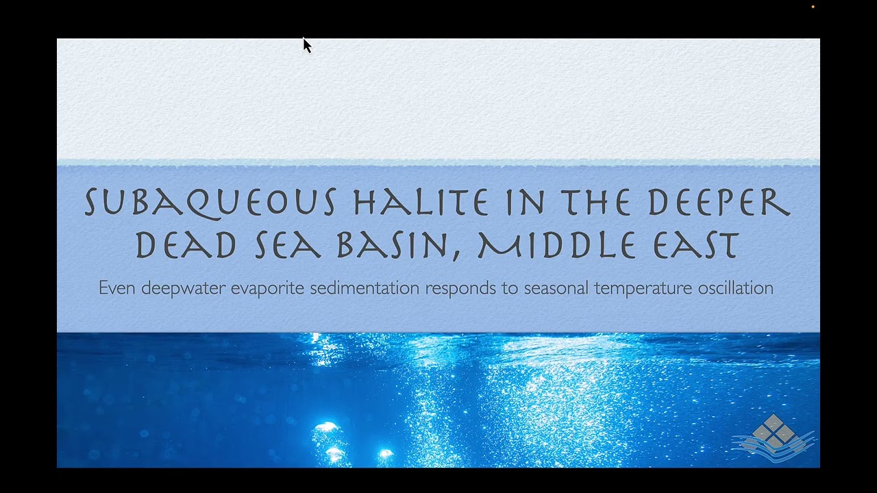 Deepwater halite - Northern Basin of the Dead Sea