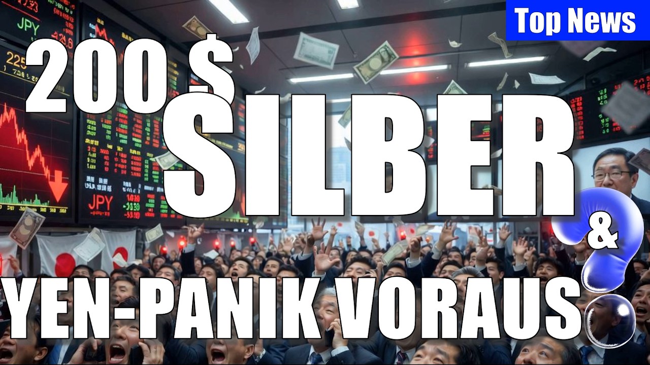 💥Top News💥200 $ Silber & Yen-Panik voraus⁉️ #oil #iran #trump #gold  #silber #energie #yen #japan